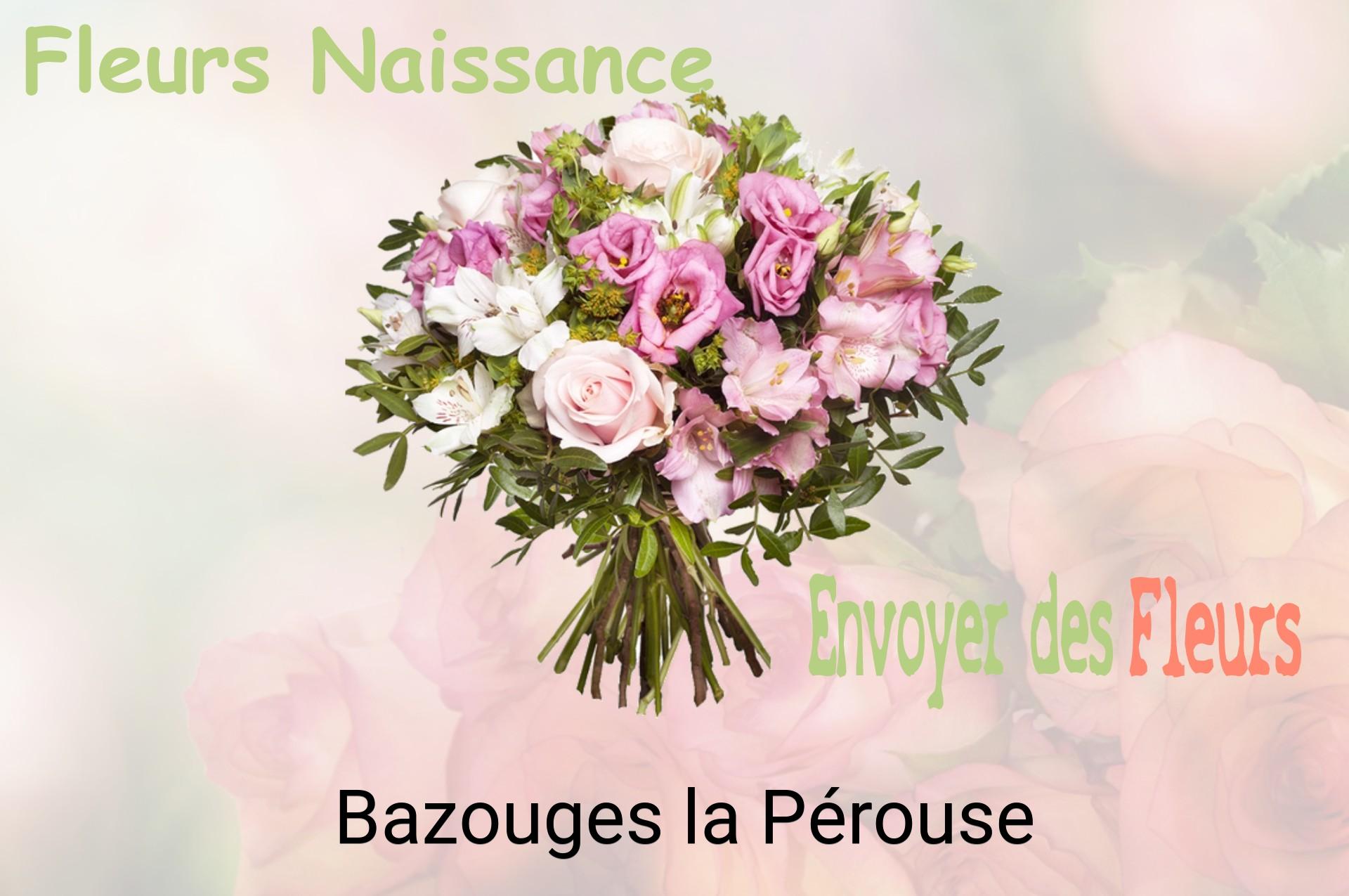 Bouquet de fleurs de naissance livré à Bazouges-la-Pérouse